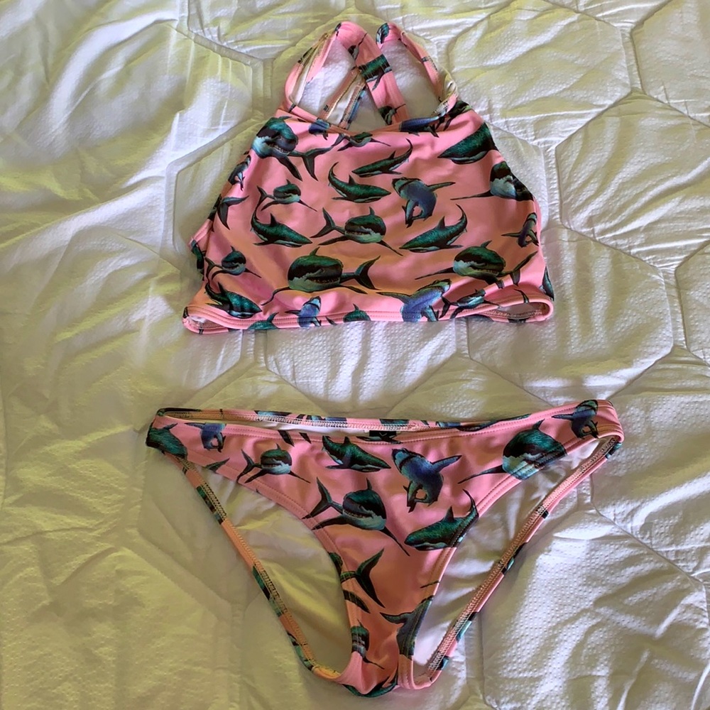 MINKPINK Shark 2 piece swimsuit